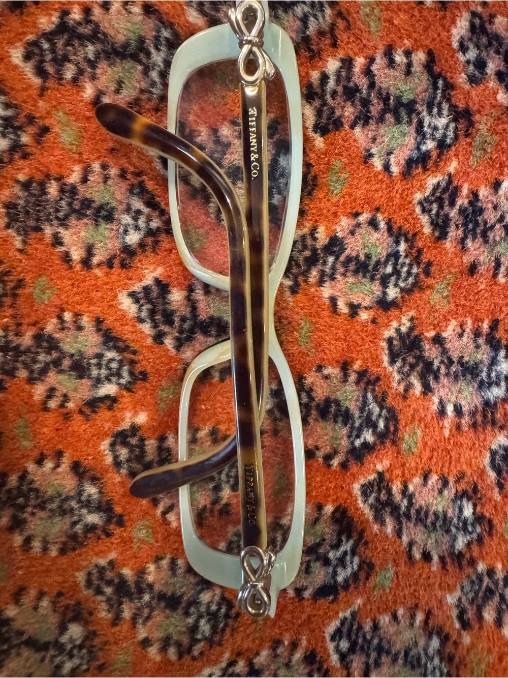 Tiffany & Co. Mint Green with Tortoiseshell Glasses